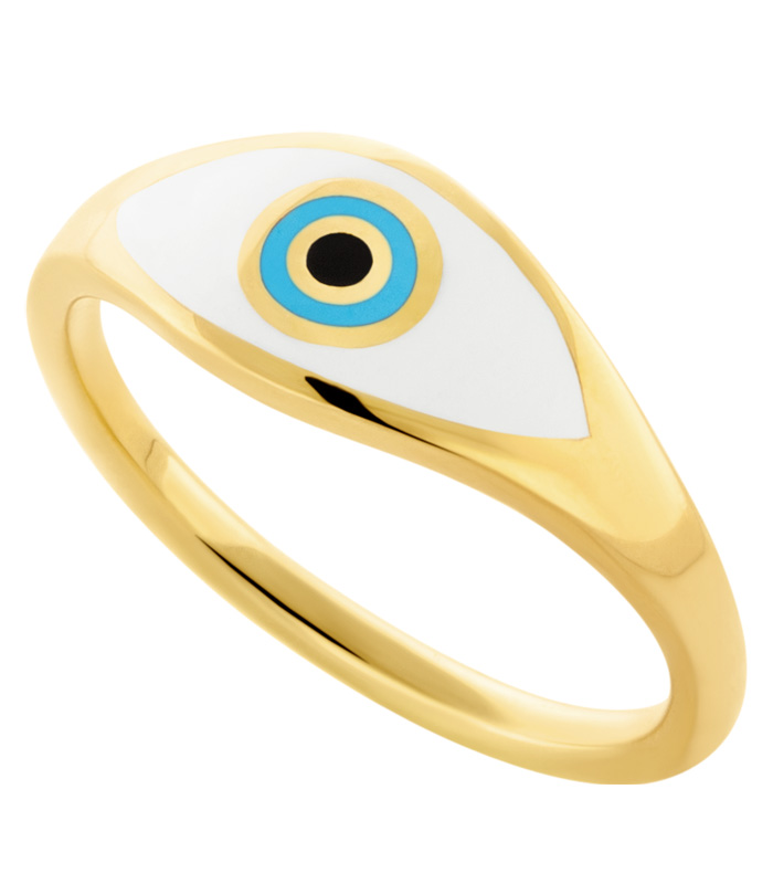 HONOR Δαχτυλίδι από Ασήμι Ring Eye Collection R021A