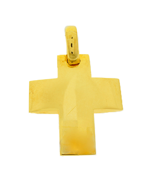 Σταυρός Βάπτισης 14 Καρατίων Κίτρινος Χρυσός Ανδρικός ST648