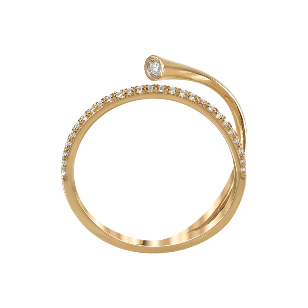Ροζ Χρυσό Μοντέρνο Δαχτυλίδι Κ14 DX91905