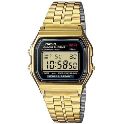 CASIO Collection Gold Stainless Steel Bracelet A-159WGEA-1EF