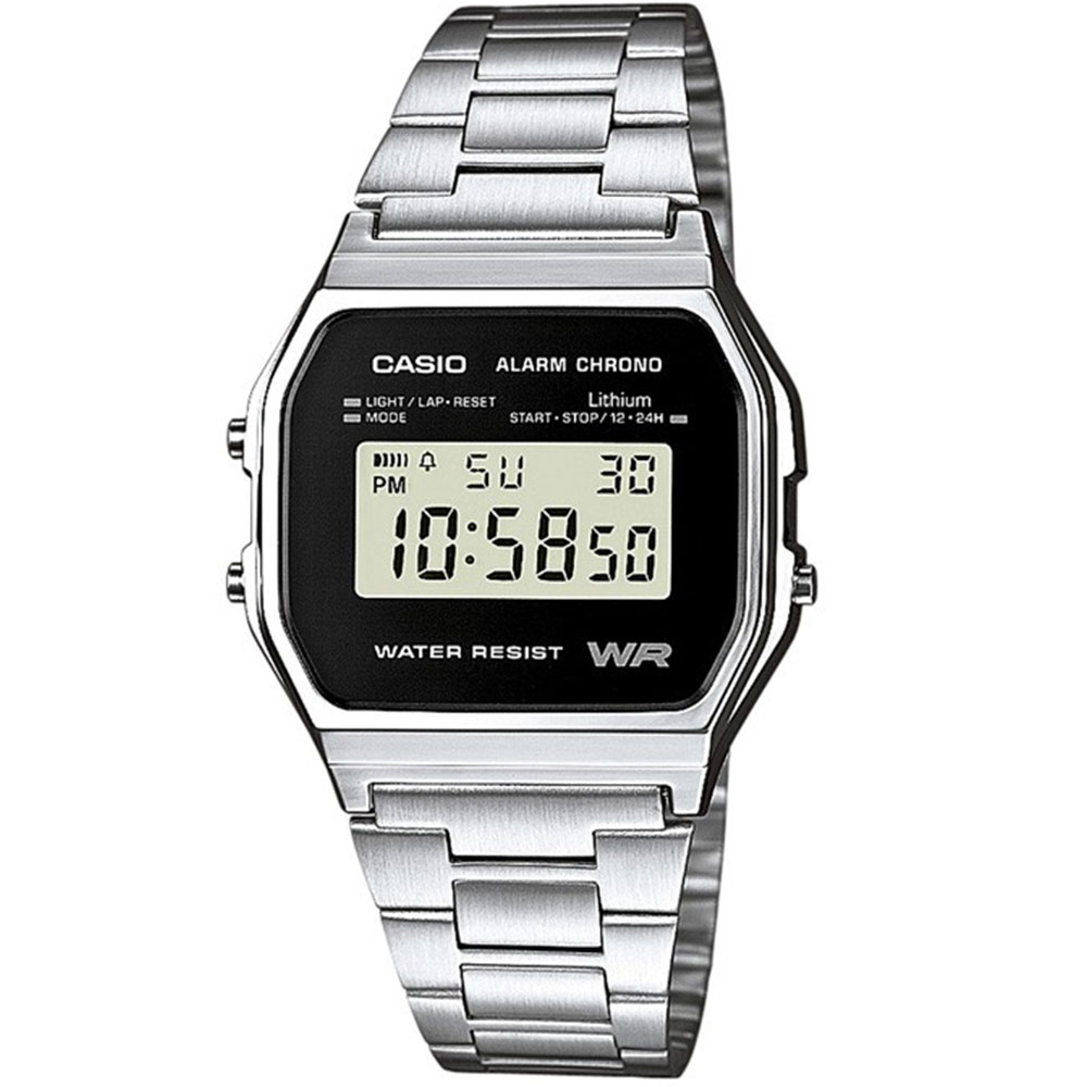CASIO Collection Stainless Steel Bracelet A-158WEA-1EF