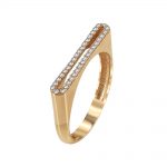 Ροζ Χρυσό Μοντέρνο Δαχτυλίδι Κ14 DX90501