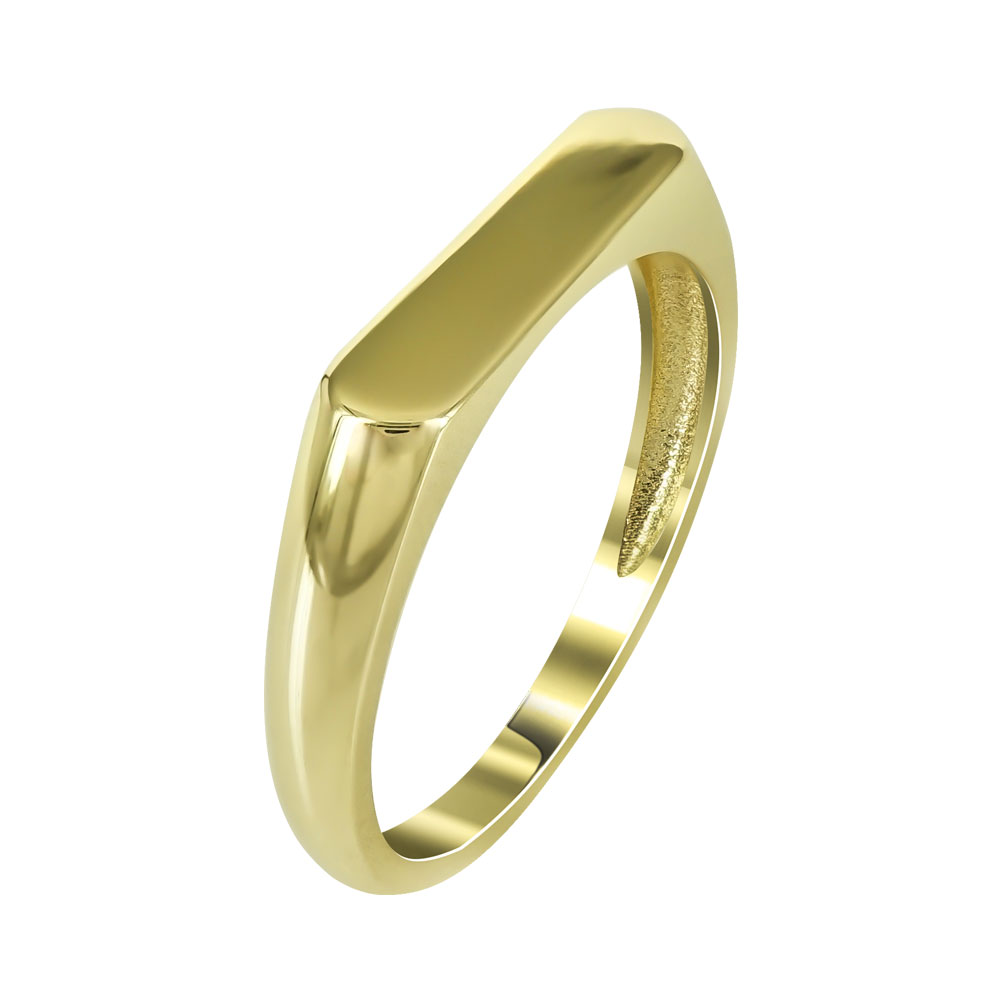Kίτρινο Χρυσό Mοντέρνο Δαχτυλίδι Κ14 DX97376