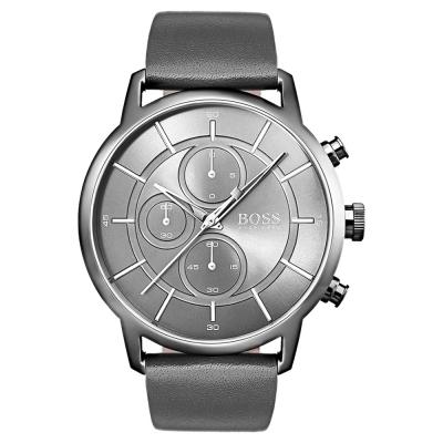 HUGO BOSS Architectural Grey Leather Chronograph 1513570