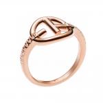 EMPORIO ARMANI Γυναικείο Δαχτυλίδι από Ροζ Επιχρυσωμένο Ατσάλι EG3200221