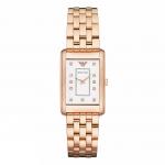 EMPORIO ARMANI Crystals Rose Gold Stainless Steel Bracelet AR1906