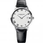 RAYMOND WEIL Geneve Toccata Black Leather Strap 5588-STC-00300