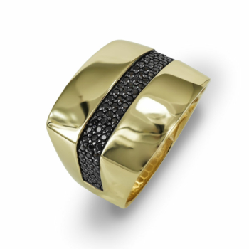 Δαχτυλίδι Φαρδύ Από Κίτρινο Χρυσό Κ14 DX710