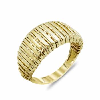 Δαχτυλίδι Μοντέρνο Από Κίτρινο Χρυσό Κ14 DX91980