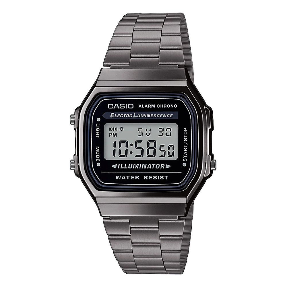 CASIO Collection Stainless Steel Bracelet A-168WEGG-1AEF