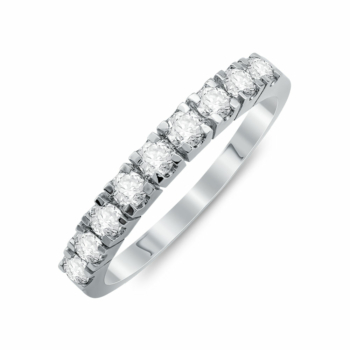 Σειρέ Δαχτυλίδι Με Διαμάντια Brilliant Aπό Λευκό Χρυό Κ18 R20174