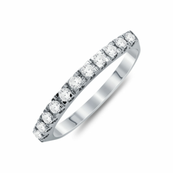 Σειρέ Δαχτυλίδι Με Διαμάντια Brilliant Aπό Λευκό Χρυσό Κ18 R23117