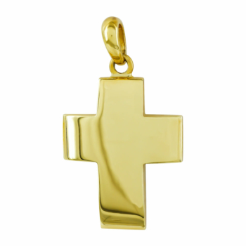 Σταυρός Βάπτισης Aνδρικός Σε Κίτρινο Χρυσό 18 Καρατίων ST2648