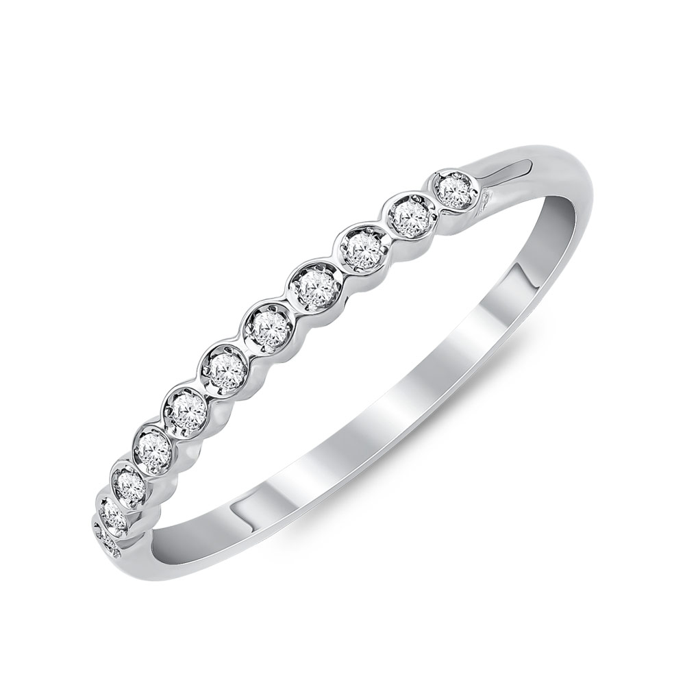 Σειρέ Δαχτυλίδι Με Διαμάντια Brilliant από Λευκό Χρυσό Κ18 DX870
