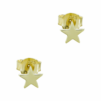 Παιδικά Σκουλαρίκια Αστεράκια από Kίτρινο Χρυσό Κ9 PSK460