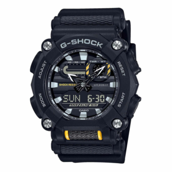 CASIO G-SHOCK Chronograph Black Rubber Strap GA-900-1AER