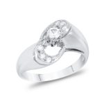 Μονόπετρο Δαχτυλίδι Με Διαμάντια Brilliant από Λευκό Χρυσό K18 DDX298