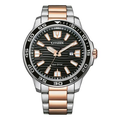 CITIZEN Eco-Drive Two Tone Stainless Steel Bracelet AW1524-84E