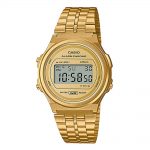 CASIO Vintage Chronograph Gold Stainless Steel Bracelet A-171WE-9AEF