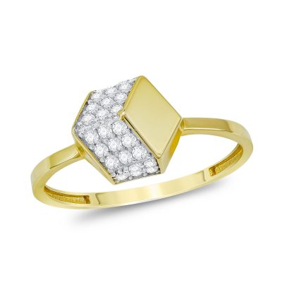 Δαχτυλίδι απο Κίτρινο Χρυσό 14 Καρατίων DX103824