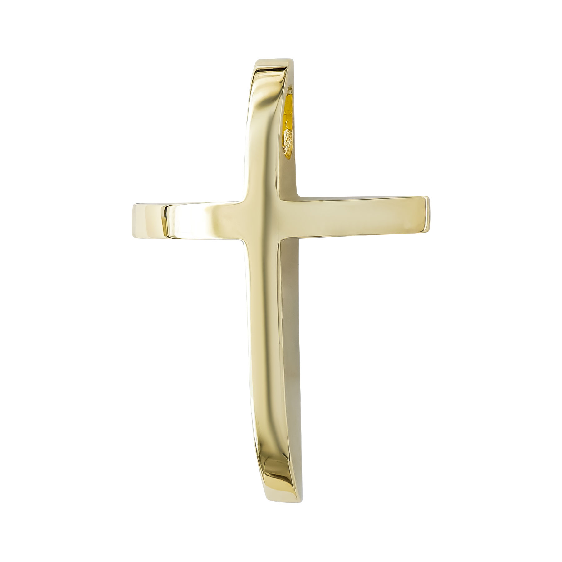 Σταυρός Βάπτισης Ανδρικός Σε Κίτρινο Χρυσό 14 Καρατίων ST3241