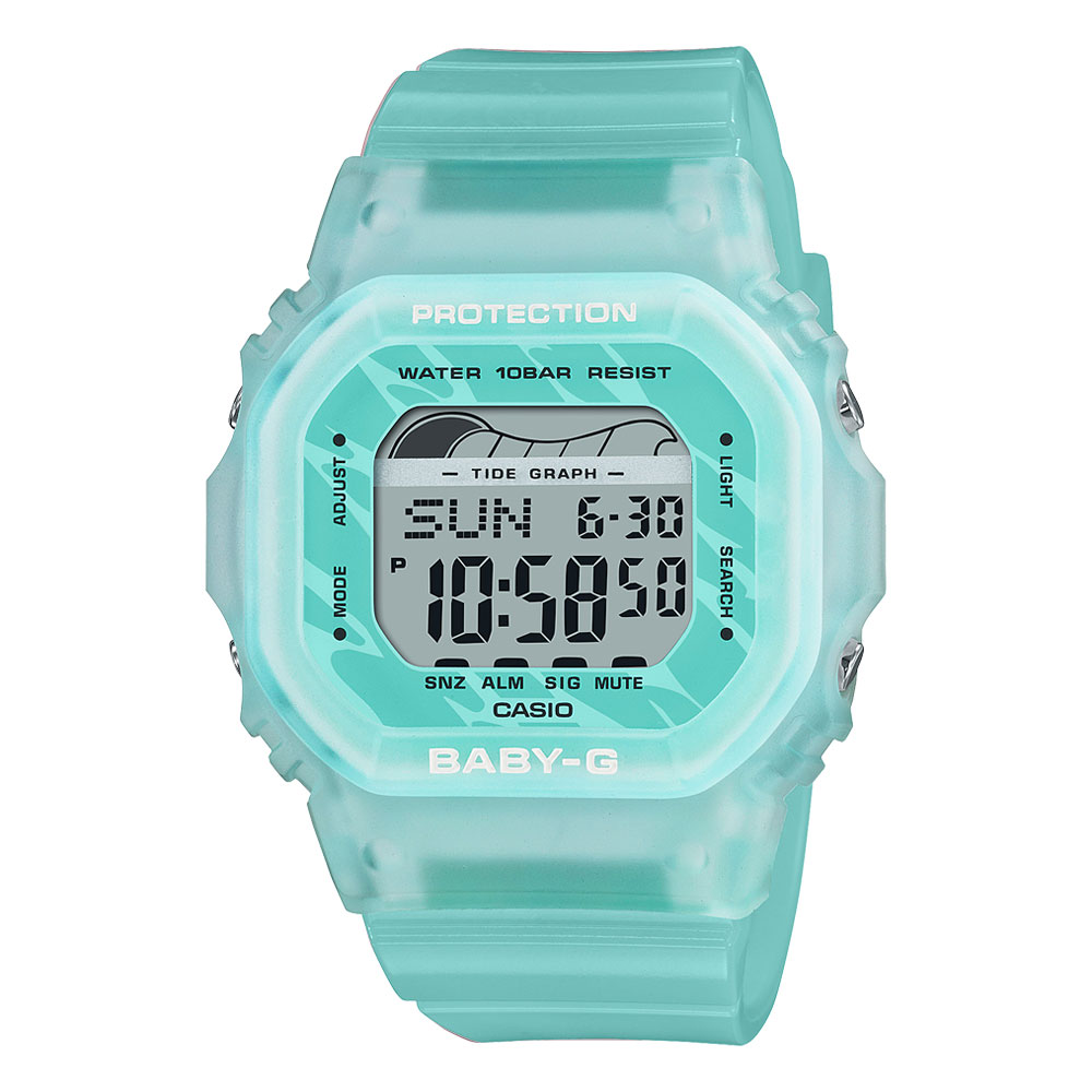 CASIO Baby-G Turquoise Rubber Strap BLX-565S-2ER