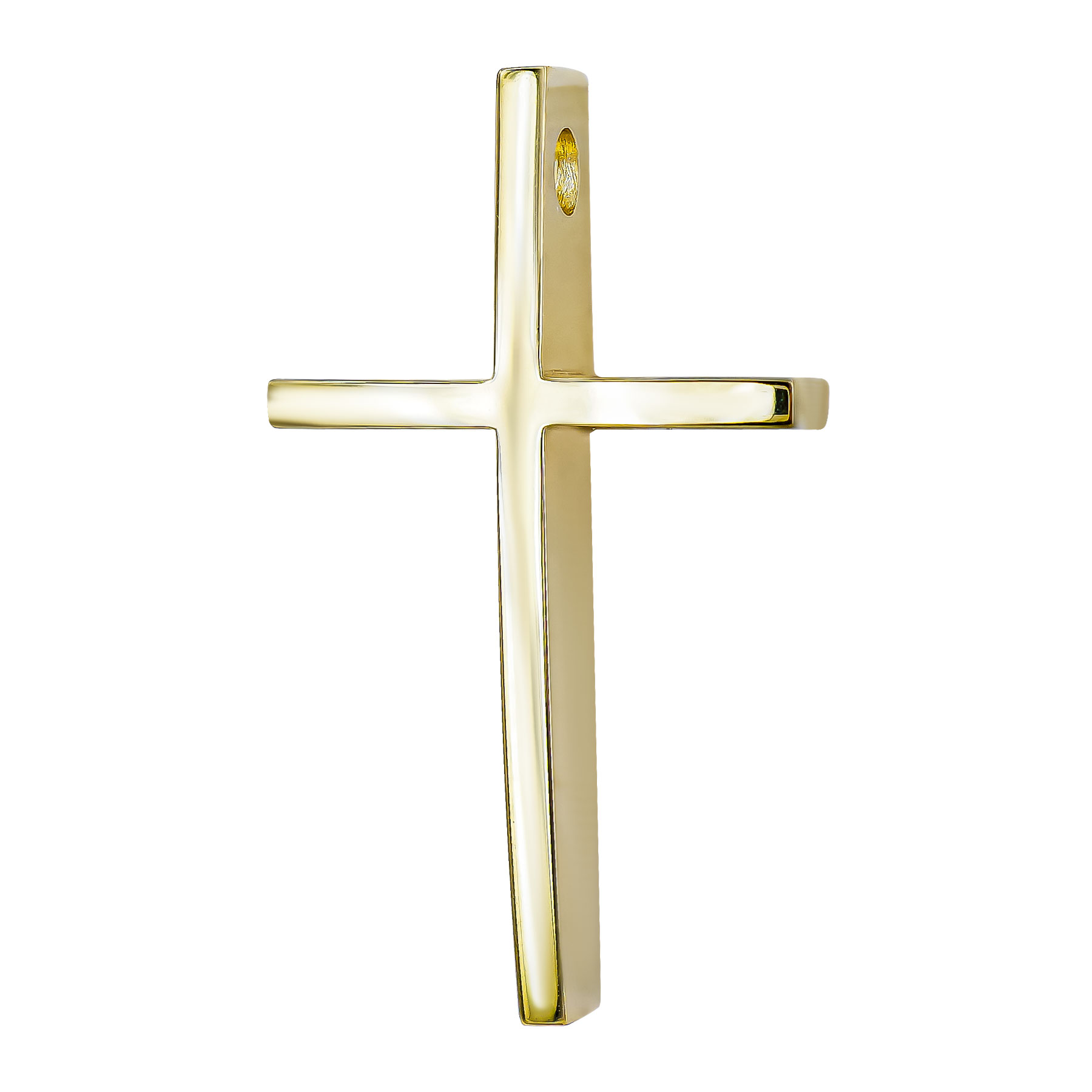 Σταυρός Βάπτισης Ανδρικός Σε Κίτρινο Χρυσό 18 Καρατίων ST3087